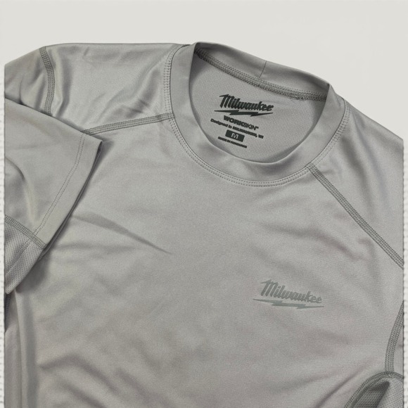 Milwaukee Other - Milwaukee Mens M Workskin Performance Shirt Grey Short Sleeve Base Layer 411G